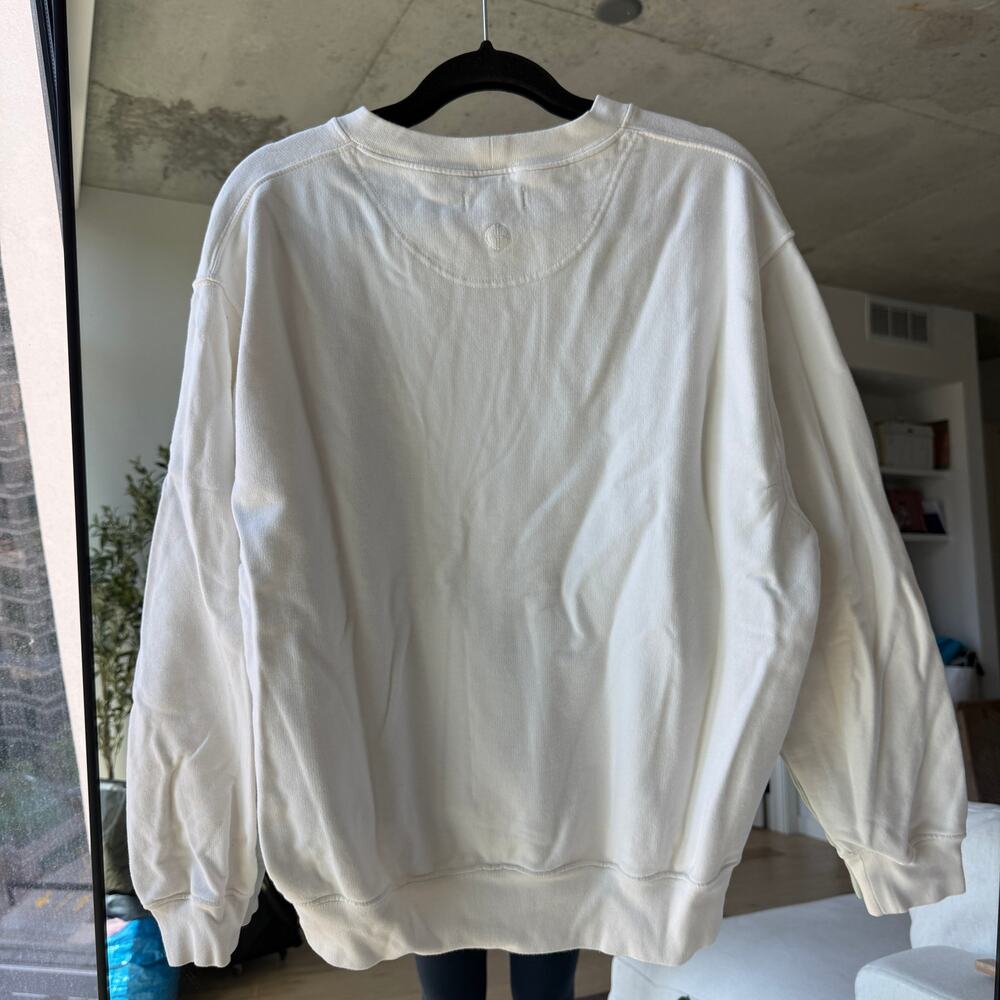 Anine Bing Jaci Monogram Pullover Sweatshirt - image 3